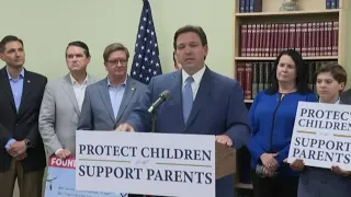 Florida Gov. Ron DeSantis speaks about 'Parental Rights In Education' bill