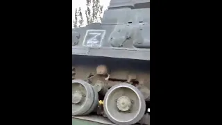 Ukraine transports a captured Russian Tor surface-to-air missile system in Severodonetsk