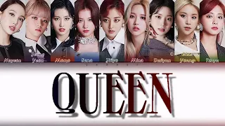 TWICE - 'QUEEN' (Color Coded Lyrics Eng/Rom/Han/가사)