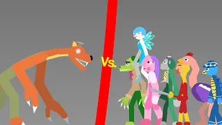 Weasel Eater Vs Willy’s Wonderland Gang (Stick Nodes Animation)