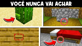 tentei ACHAR O BOTÃO ESCONDIDO neste mapa de DESAFIO no minecraft