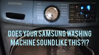 Samsung WF45M500AZ VRT BAD SPIDER ARM! Washing Machine LOUD BANGING KNOCKING Sound on Spin Cycle?!?