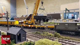 Epic Model Railway Derailment | Rescue Crane Saves the day! | Apethorn Junction