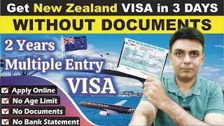 🇳🇿 NEW ZEALAND Multiple Entry Visa in 3 Days Without Documents | No Appointment - NZ eTA Visa Online