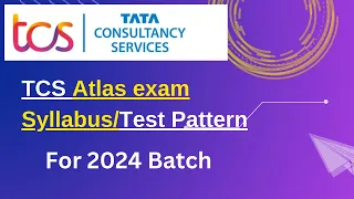 TCS Atlas Exam Pattern & Syllabus | TCS Atlas Previous year questions |