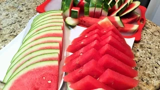 КАК НАРЕЗАТЬ  АРБУЗ красиво и быстро. 3 способа. HOW to slice watermelon.