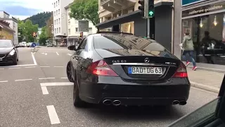 Mercedes CLS 63 AMG Exhaust Acceleration  Kickdown Sound