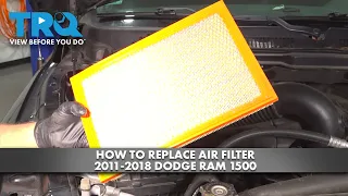 How to Replace Air Filter 2011-2018 Ram 1500