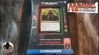 Opening the commander deck, coming out of exile, the Commander Legends edition