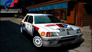 Gran Turismo 4 - Peugeot 205 Turbo 16 Rally Car `85 - 496HP - Family Car Cup Races