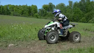 9 Year old Ripping a Tao 125 Cheetah ATV