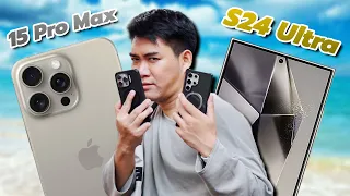 รีวิว Galaxy S24Ultra VS iPhone 15 Pro Max อัพเดทล่าสุด ปีนี้เปลี่ยนไปจากที่เคย