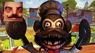 Hello Neighbor - My New Neighbor Chef Monkey (Dark Deception) Act 2 Gameplay Walkthrough