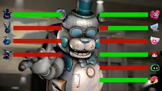 [SFM FNAF] Top 5 FNAF vs FIGHT Animations With Healthbars! ft Poppy Playtime Chapter 3