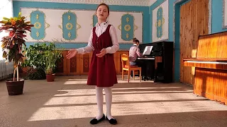 Шумкова Екатерина (8 лет)"Добрый день" муз. Я.Дубравина, сл.В. Суслова