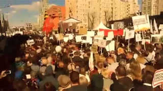 Москва.  Митинг против реновации.  14.05.2017