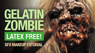 Easy Halloween zombie makeup tutorial (latex free)