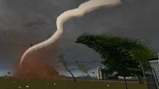 GMod Twister - Tornado vs Gas Station