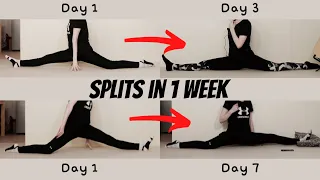 SPLITS IN 3 DAYS?! | my right vs left split [Skill Check #1]