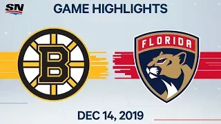 NHL Highlights | Bruins vs Panthers – Dec. 14, 2019