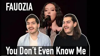 YESSS | Twin Musicians REACT | Faouzia - You Don't Even Know Me (Stripped)