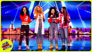 AMAZING GIRL BANDS ON GOT TALENT!