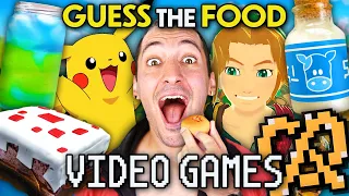 Guess The Video Game From The Food Challenge! | People vs Food