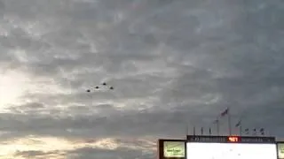 Florida State vs Miami 2009 - Missing Man Flyover for Scott Speicher