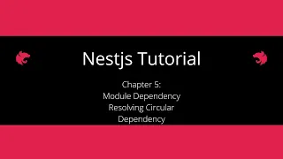 Nestjs Tutorial - Chapter 5 - Circular Dependency
