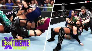 WWE 2K20: Asuka vs Sasha Banks | Extreme Rules 2020 - Prediction Highlights