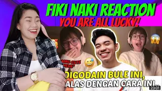 🇵🇭 REACTION FIKI NAKI -Digodain Sama Bule Ini,Aku Kasih Surprise Begini WKWKWK-Ome.TV Internasional