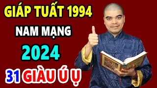 Tử Vi Tuổi Giáp Tuất 1994 Nam Mạng Năm 2024, Muốn Phát Tài, Tiền Bạc Ào Ào Về Túi Phải Biết Điều Này