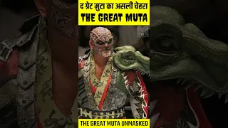 The Great Muta Unmasked 🤯 | #shorts #wweshorts #wwe #wwehindi | द ग्रेट मुटा | WWE Facts Hindi