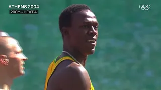 USAIN BoLT's First OLYMPIC Race vs Last OLYMPIC Race