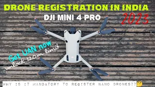 New DJI MINI4 pro Registration on DIGITAL SKY India | why is it mandatory for nano drones? #djimini4