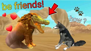 wildcraft how to be friend with ammit boss 😮 stop kill bosses and friend with them 😂