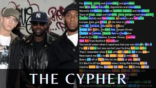 Eminem, Black Thought & Mos Def - The Cypher | Lyrics, Rhymes Highlighted