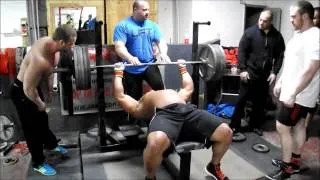 Eric Lilliebridge- 530lbs Raw Bench Paused 1-30-14