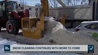 Snow clearing in Toronto continues with more possibly on the way