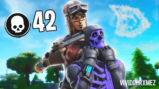 Fortnite Solo Squads 42 Eliminations "Zero builds" (Chapter 5 season 3)