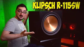 САБВУФЕР Klipsch R-115SW СОСЕДИ ВАС БУДУТ НЕНАВИДЕТЬ