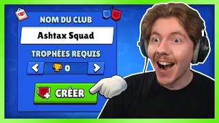 JE CRÉE MON CLUB sur Brawl Stars (rejoignez moi) !!