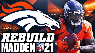 Rebuilding the Denver Broncos | Drew Lock and Jerry Jeudy GO OFF! Madden 21 Franchise