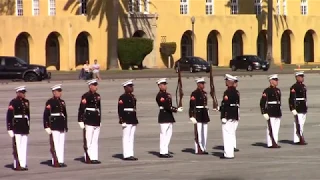 USMC Silent Drill Platoon 2-29-20 MCRD San Diego Highlights