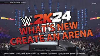 WWE 2K24 What's new in Create an Arena?