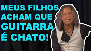 KIRK HAMMETT DIZ QUE SEUS FILHOS NÂO GOSTAM DE METALLICA | ENTREVISTA LEGENDADA