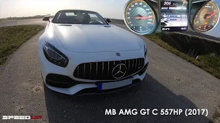 MERCEDES AMG GT C EDITION 50 ROADSTER | GTC | ACCELERATION & TOP SPEED TEST | DRAGY 100-200 | SOUND