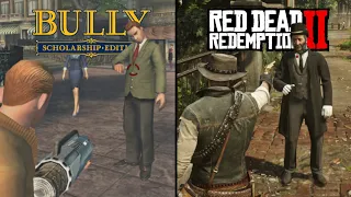 Bully vs RDR2 | 10 YEARS DIFFERENCE | Physics Comparison