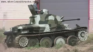 Swiss Praga Tank M+7543 demonstration at Full-Reuenthal