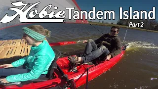 Hobie Tandem Island Overview: Launch, platform set up, and in action